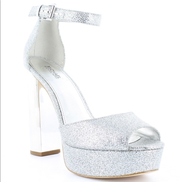 Size 8.5 | NWT Michael Kors platform heeled sandals